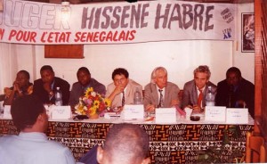 press conference Senegal 2000