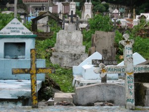 Graves in Timor-Leste.