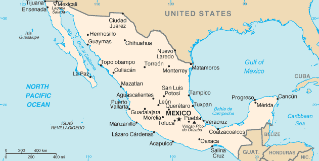 Mexico Map